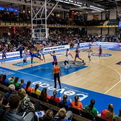 ZWOLLE, NETHERLANDS - OCTOBER 2: great game  during the BNXT League match between Landstede Hammers Zwolle and Heroes den Bosch at Landstede Sportcentrum on October 2, 2022 in Zwolle, Netherlands (Photo by Kristian Giesen/Orange Pictures)